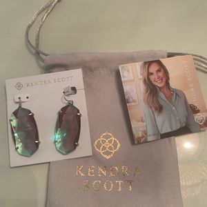 Kendra Scott faceted elle drop earrings